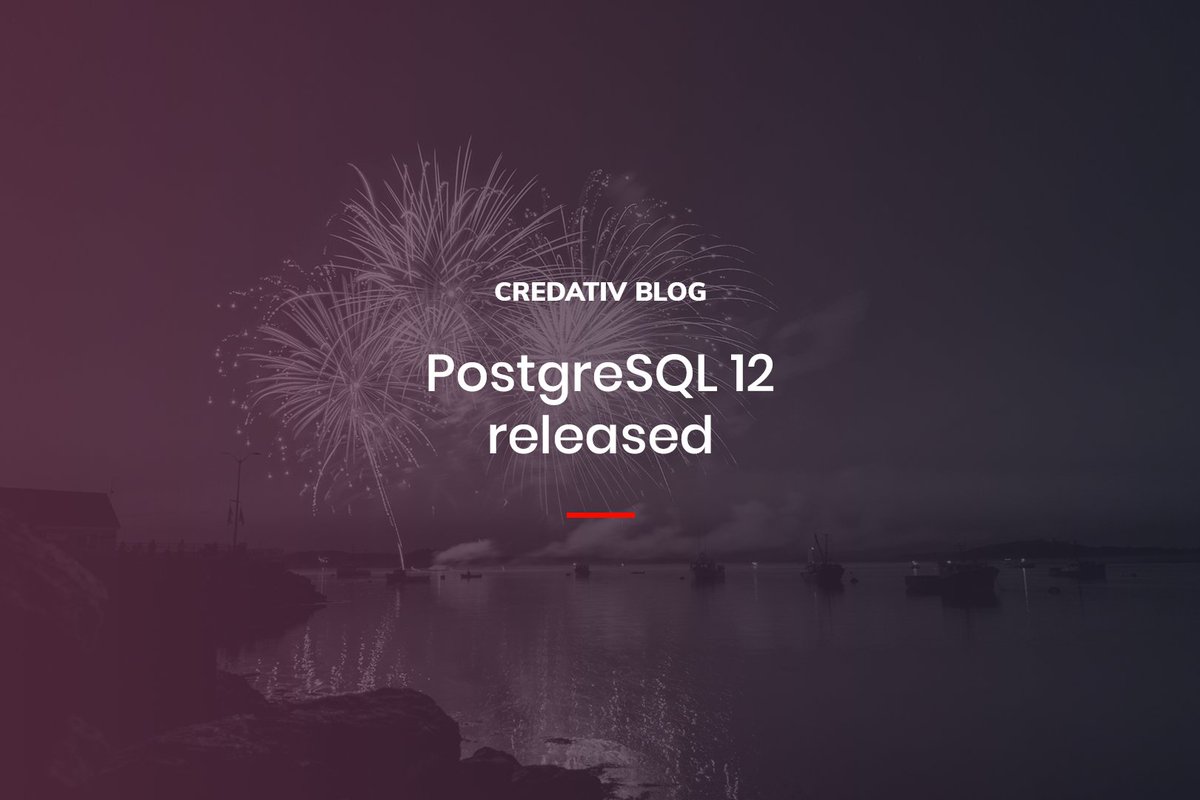 credativ's tweet image. #PostgreSQL12 is available. Here is our summary on the most important changes: credativ.com/blog/postgresq…