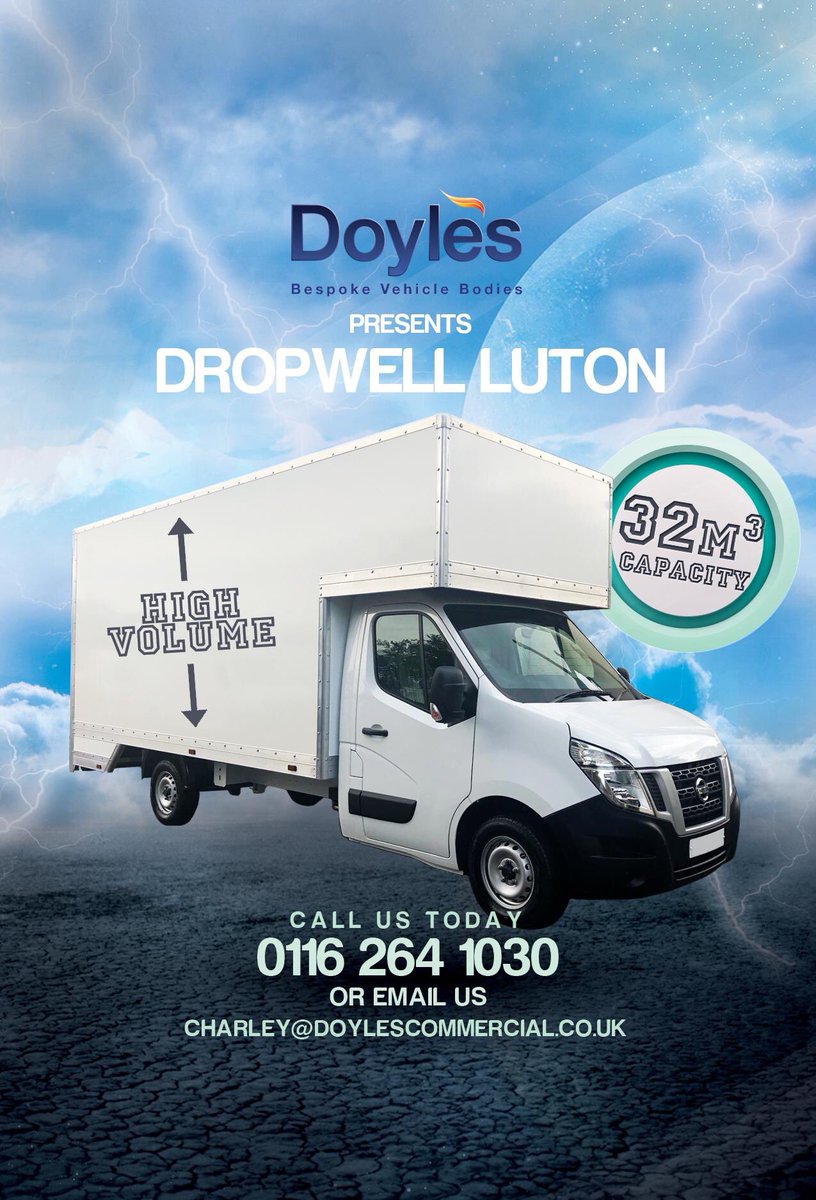 dropwell luton van for sale