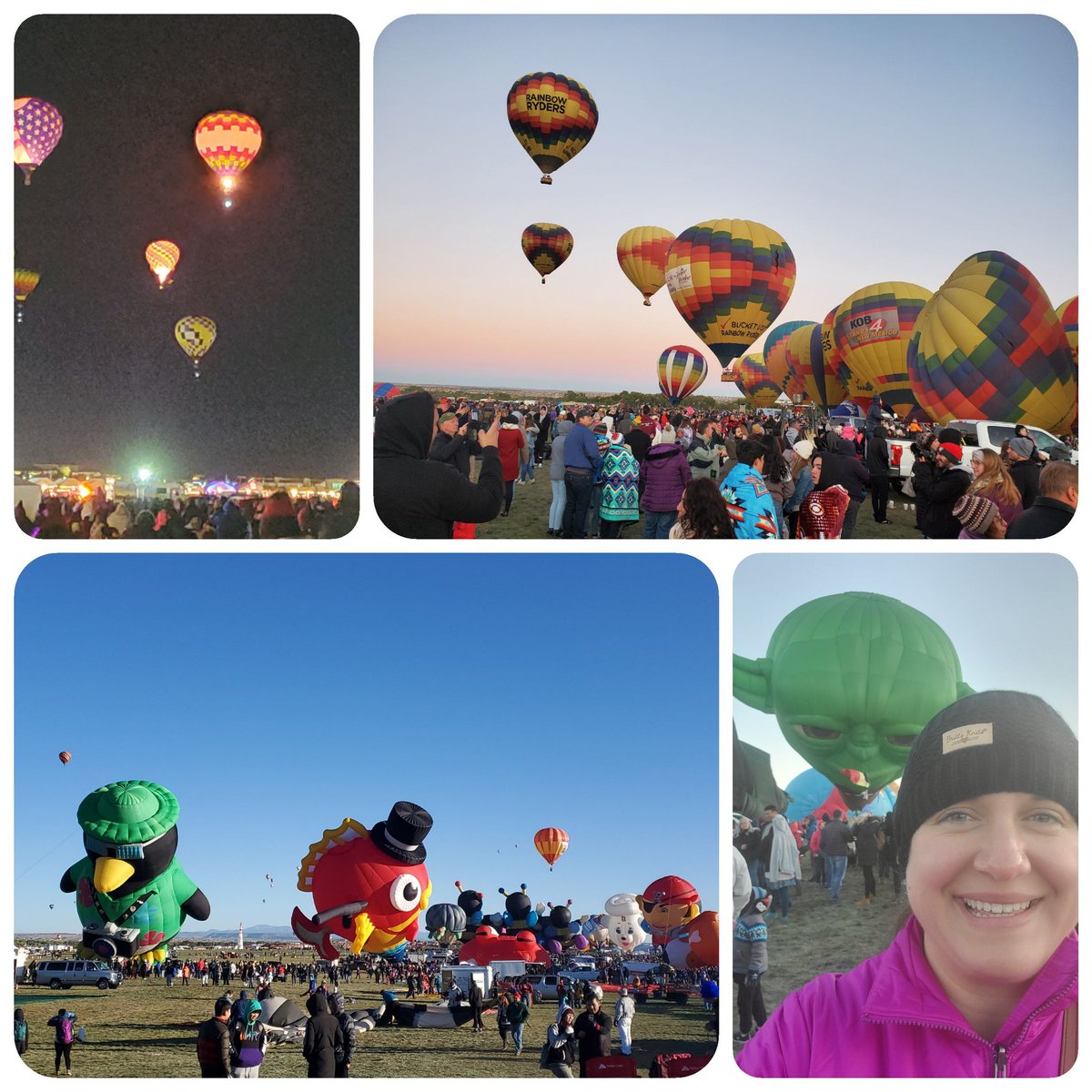 vrk_g's tweet photo. When u have presentations and great talks u want to hear durin @aafp GH summit and what to do sightseeing, good thing #balloonfiesta2019 starts at 4:30am, so it fits our schedule having fun with my team @doctorakdiaz @MdMottl #yrmcfm #YRMC #AAFPGlobal #Albuquerque https://t.co/j53nJYLkt7
