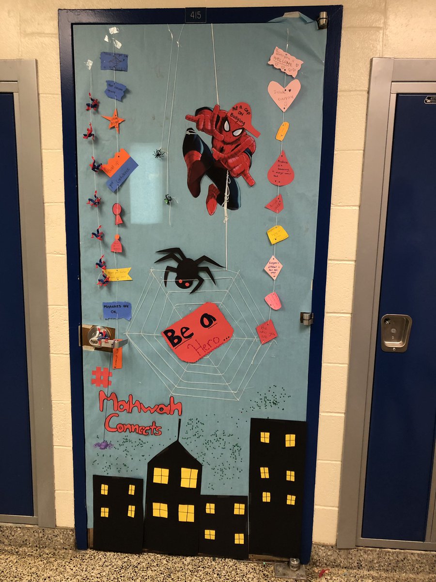 RamapoRidgeMS's tweet photo. Week of Respect Door Decorating Contest winners! Mr. Dolan’s HR (6th gr), Mrs. Osenni’s HR (7thgr) and Mr. O’Brien’s HR (8thgr). #NJWeekofRespect #MahwahConnects https://t.co/4ijxUZvU8w