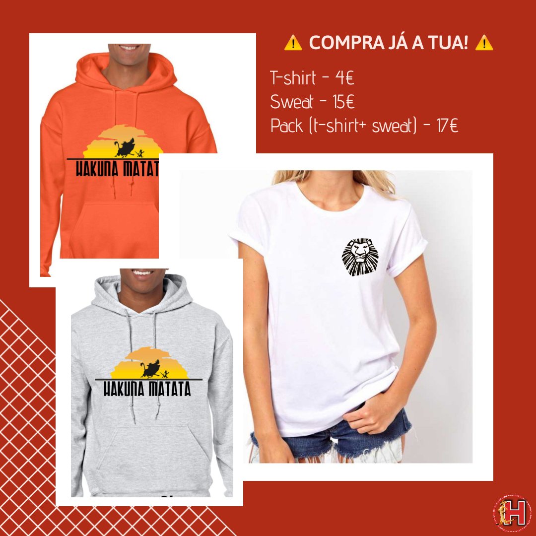 ListaHESE's tweet photo. Encomenda já a tua!! T-shirt e sweat à escolha!! ➕ info ou encomendas DM a @masqueresoque https://t.co/k95jcEOmGL