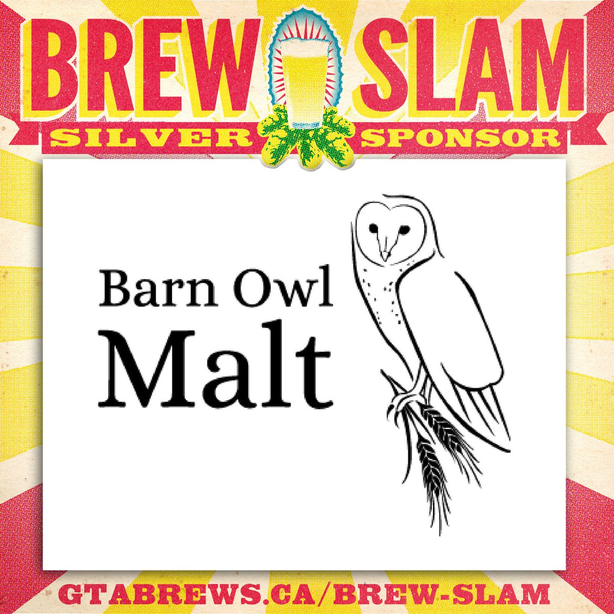 Big thanks to Belleville, ON maltsters <a href="/BarnOwlMalt/">Barn Owl Malt</a> for donating 100kg of their top quality grain to Brew Slam medalists!