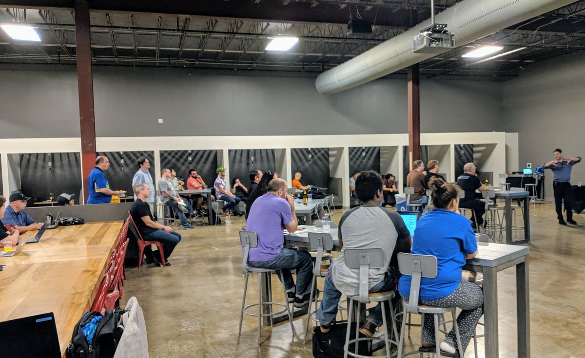CockroachDB's tweet photo. Great turnout at @Rackspace for @kubernetesio San Antonio. Thank you to the organizers and to everyone who came out to learn more about #CockroachDB.
#CloudNative #GlobalDatabase #DistributedSQL https://t.co/LmG2qe7OHc
