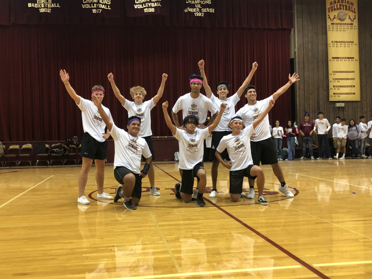 Powderpuff football boys!!! Ready for the game tonight!