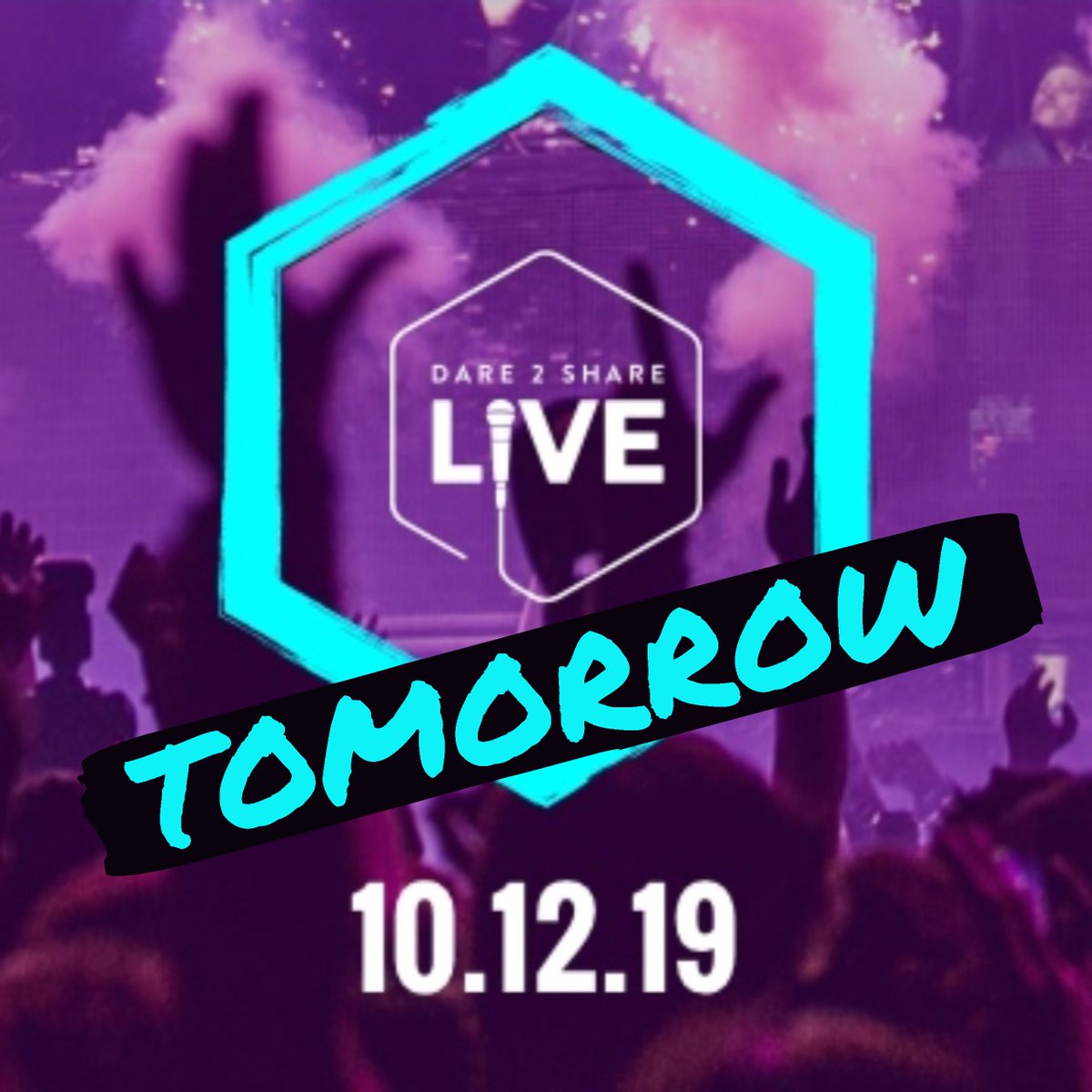 Dare2Share LIVE is tomorrow!! Join us for a day of worship, evangelism training &amp; outreach! Doors open at 10am!