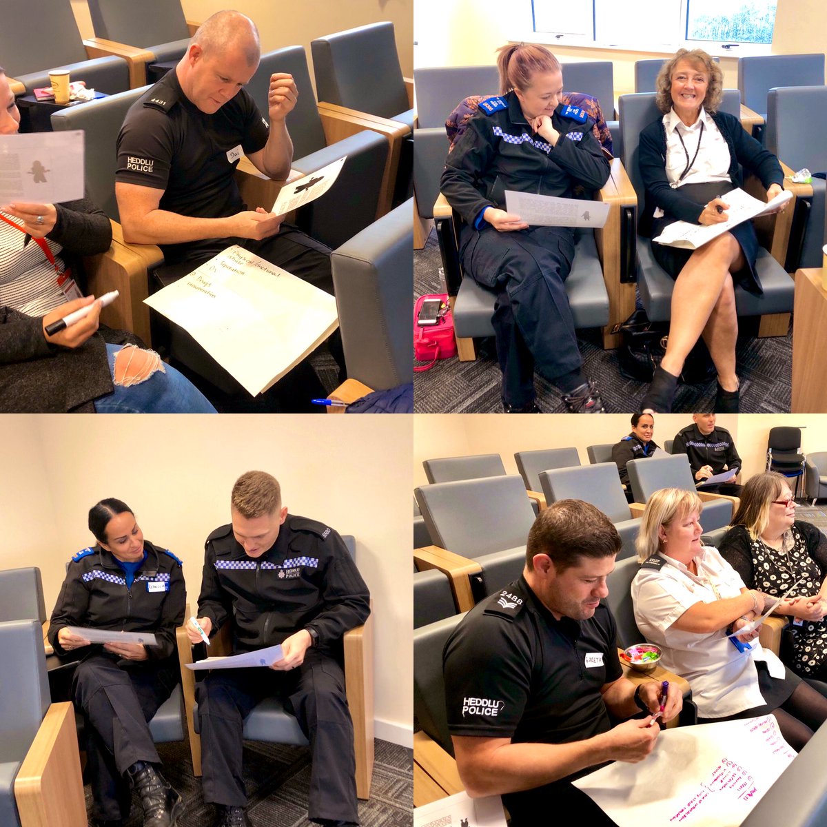 StandenSteph's tweet image. 1st day back for me #ACETIME training since the summer.Thanks to Officers, Staff &amp;amp; partners @SWPMaesteg @SWPSwansea @SWPBridgend @BridgendCBC for being so fabulous. Some great discussions #lookbeyondthebehaviour #ACEs &amp;amp; how best to #signpost #support #safeguard #earlyintervention