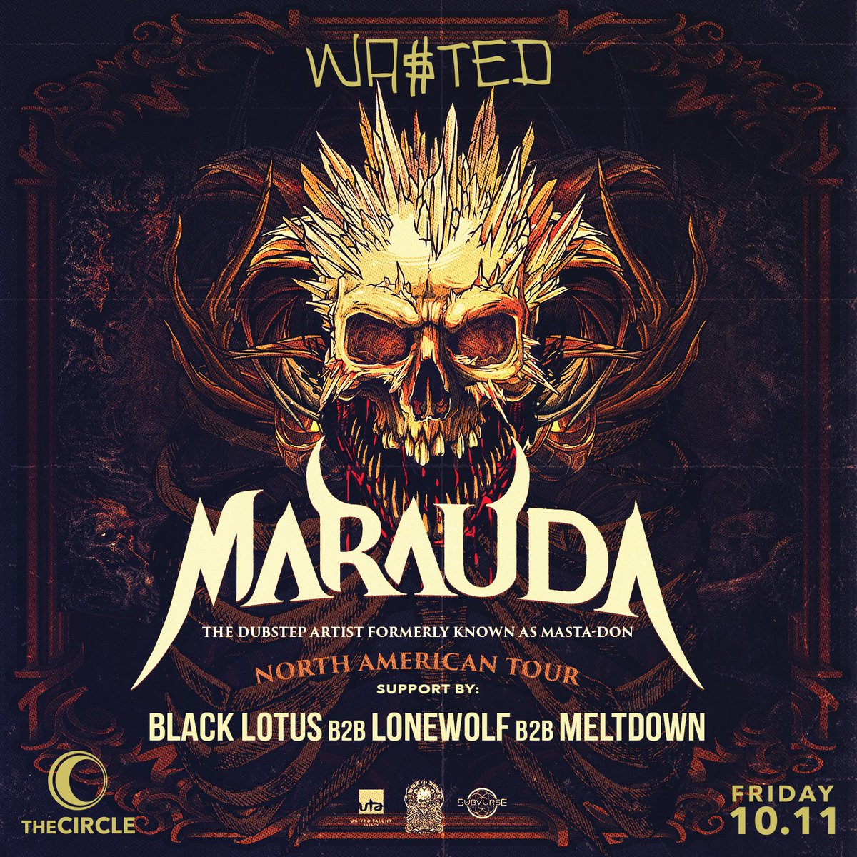 Willcartelmusic's tweet image. OC! Hope you’re ready! blacklotus , @meltdvwn and my self are gonna be doing a crazy ass b3b for tonight’s sold out @maraudamusic show! Let’s get the pits going ⚔️🐺⚔️ @wastedpresents