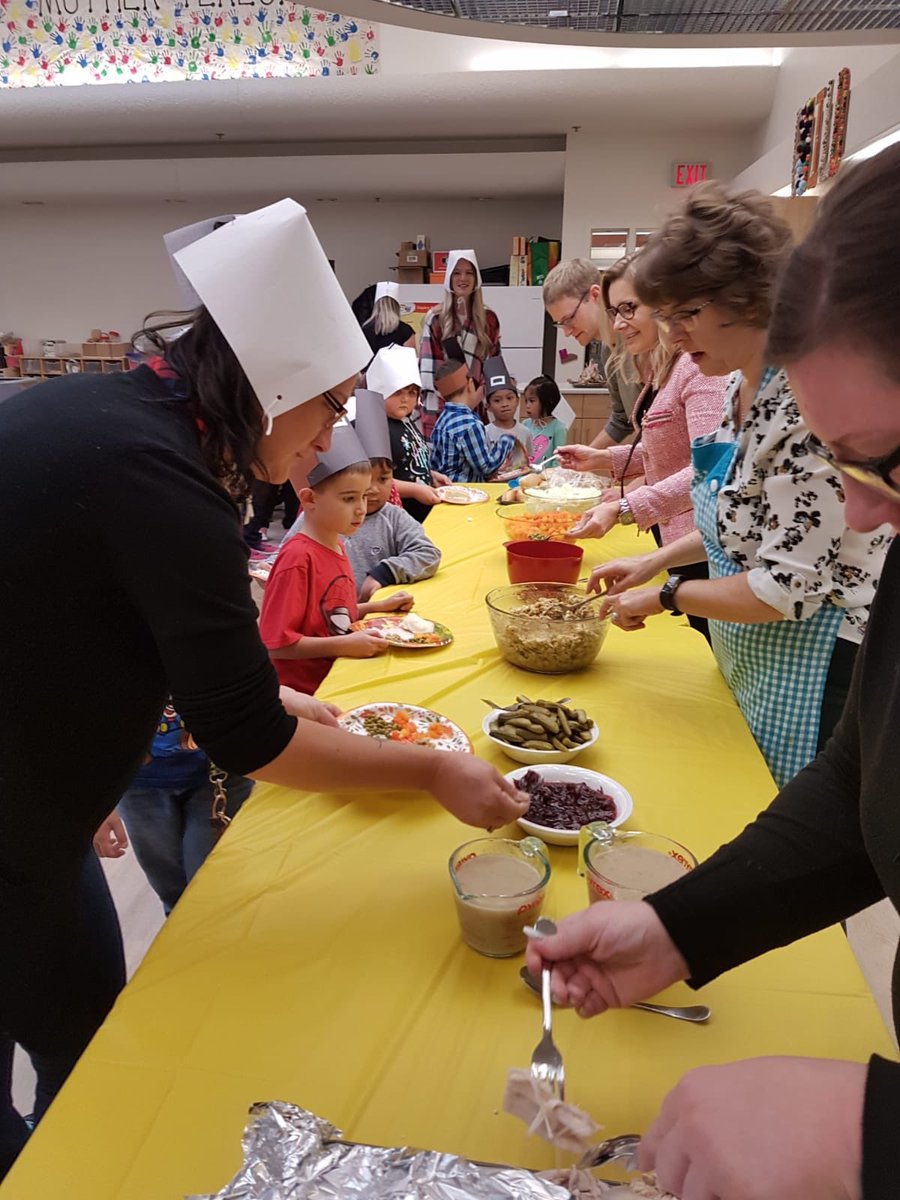 MotherTeresLCSD's tweet photo. Our Grade One Thanksgiving Feast was a huge success. The children were involved every step of the way! Authentic learning experiences result in high engagement and meaningful learning for children. Happy Thanksgiving! #mtearlylearning #inquirylearning #thisislcsd https://t.co/w8e2c5tYz3