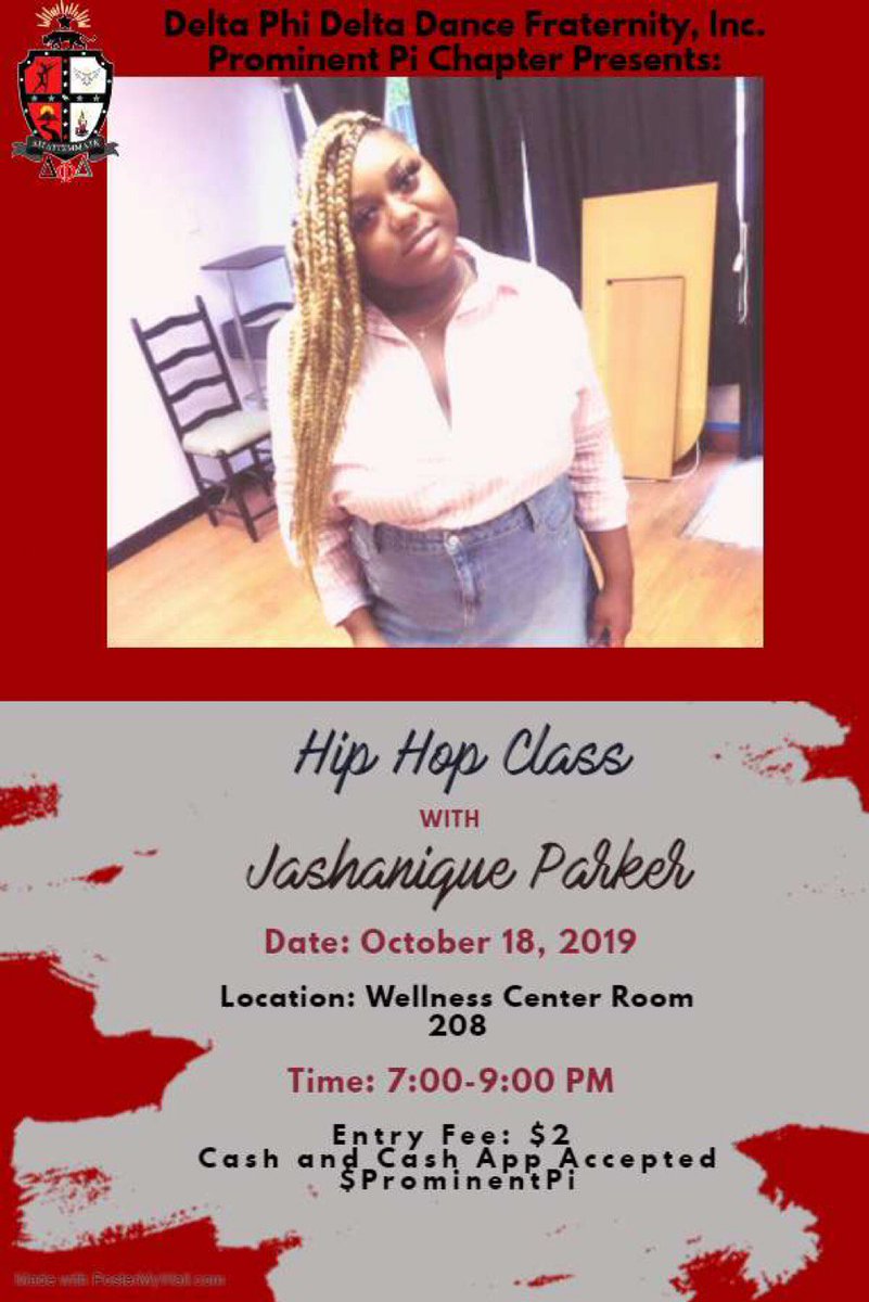 NEW DATE ALERT ‼️YES it’s still happening COME SUPPORT me with my 1st Dance Workshop of The semester it’s only $2 Come catch this choreooo Don’t wanna miss This 💃🏻 🤪🙌 #DPHI #DanceWorkshop ‼️#YallReadyToJam