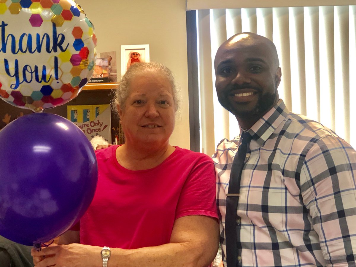 Congratulations to Ms. Jackie Glandon, Instructional Support Employee of the Year. Ms. Glandon is the data processor and she does a phenomenal job supporting parents, students, faculty, and staff. <a href="/SpotoSpartans/">Spoto High School</a> @AchievementSch @YinkaAlegeHCPS <a href="/DrHaggins/">Dr. Jazrick Haggins</a>