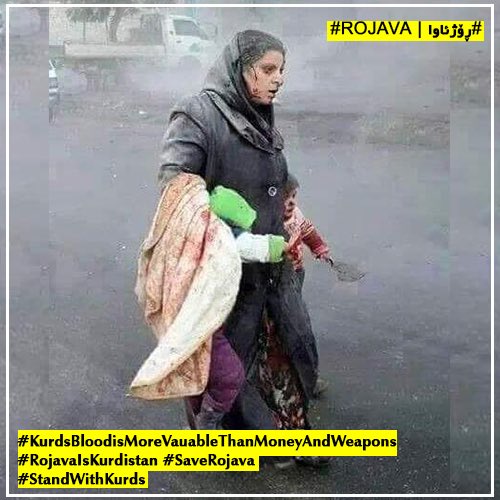 rawezhism's tweet photo. Rojava ne bi tenê ye!
#KurdsBloodisMoreVauableThanMoneyAndWeapons
#RojavaIsKurdistan #SaveRojava #StandWithKurds
#kurdishgenocide #noflyzone4rojava https://t.co/Wx9fNHLxXg