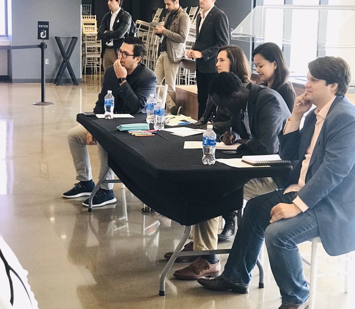 DaniellejSteer's tweet photo. The #mnfuturefinance judges have a tough decision today! These #startups are first class. @GoCapWay @edquityapp @livegivesave @trustycare @StatusMoneyUSA #fintech @forgenorthmn https://t.co/FmdAst1is4