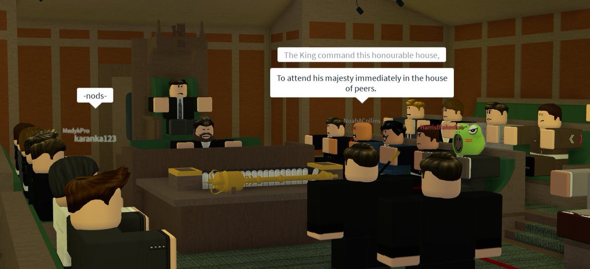 Uk Parliament Roblox On Twitter The State Opening For The Fourty Ninth Parliament Has Concluded The Prime Minister Was Able To Pass The King S Speech The Conservatives Will Now Govern As A Minority - uk houses of parliament roblox