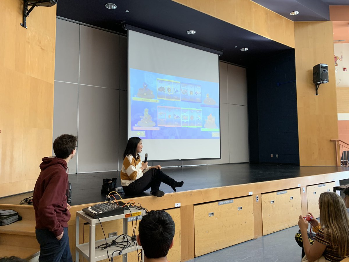 TheBlueBlast's tweet photo. Mario Kart challenge @TheBlueBlast in the cafeteria today at lunch! #GradeWars #WisdomHonourCourage #Belong #StudentVoice #StudentChoice https://t.co/MYe7PEuswR