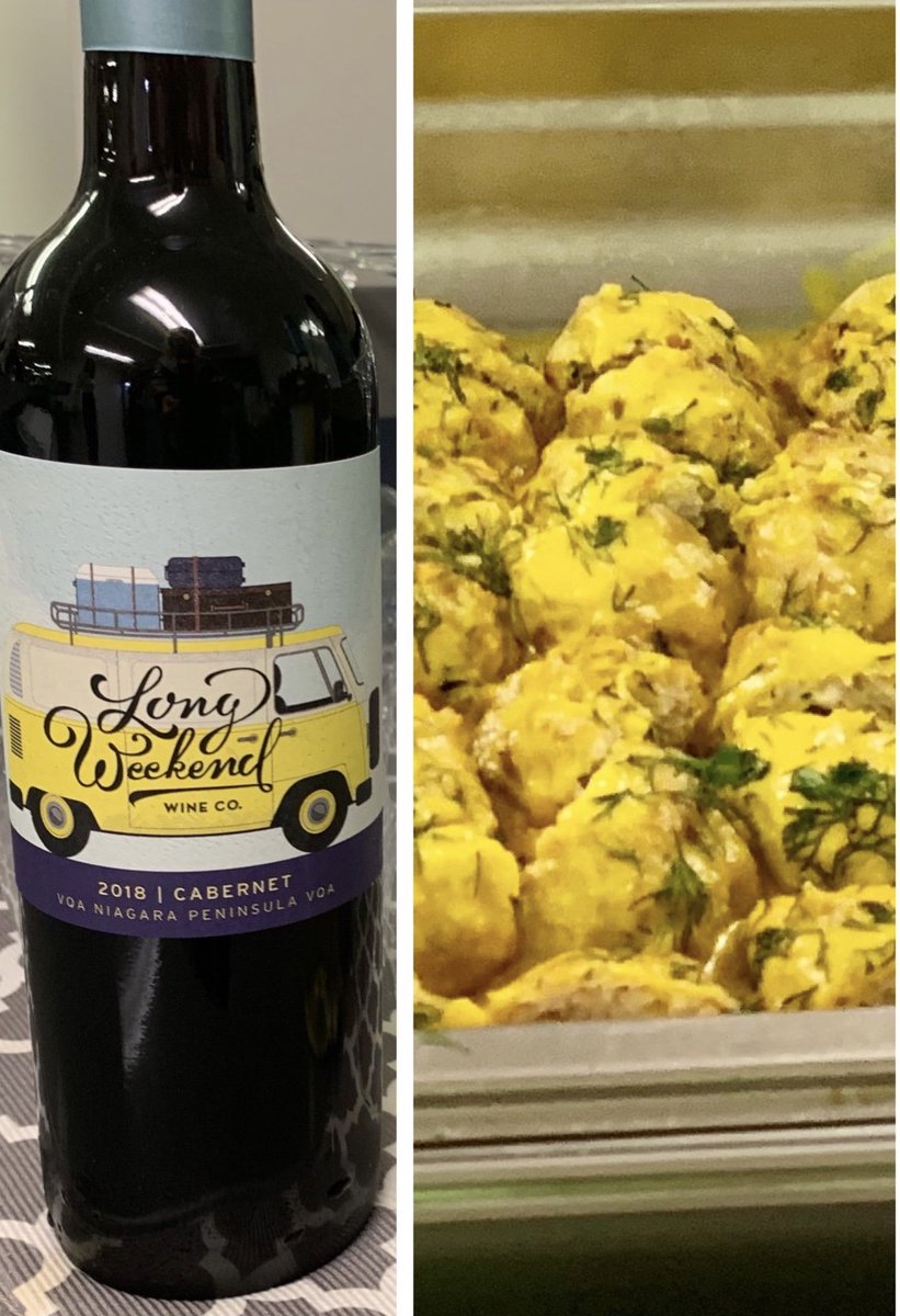 Great @nutrition__balance event last night. 
#meatballs were delicious &amp; went great with <a href="/longweekendwine/">Long Weekend Wine Co</a>  - &amp; her recipes are all #healthy &amp; great for #weightloss !!? #nutritionbalanceWIC 
#toronto #culnarydrinks