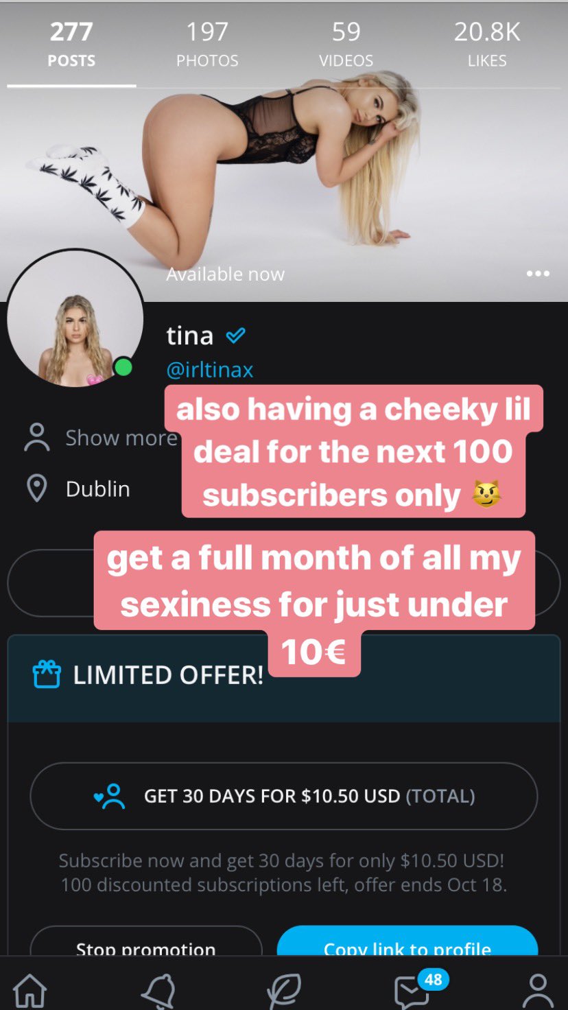 tina snows on X: not only am i doing freebie friday today but i also have  a cheeky deal on ;) so make sure u get ur subscription in before 8pm gmt