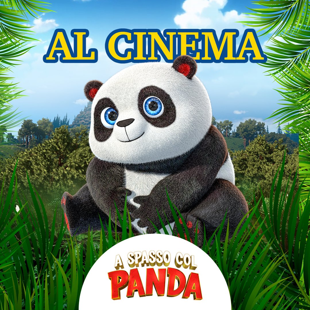 Un'allegra compagnia di animali e un cucciolo da riportare a casa.  🐻 🐦 🐯 🐼
Avete già visto #ASpassoColPanda?