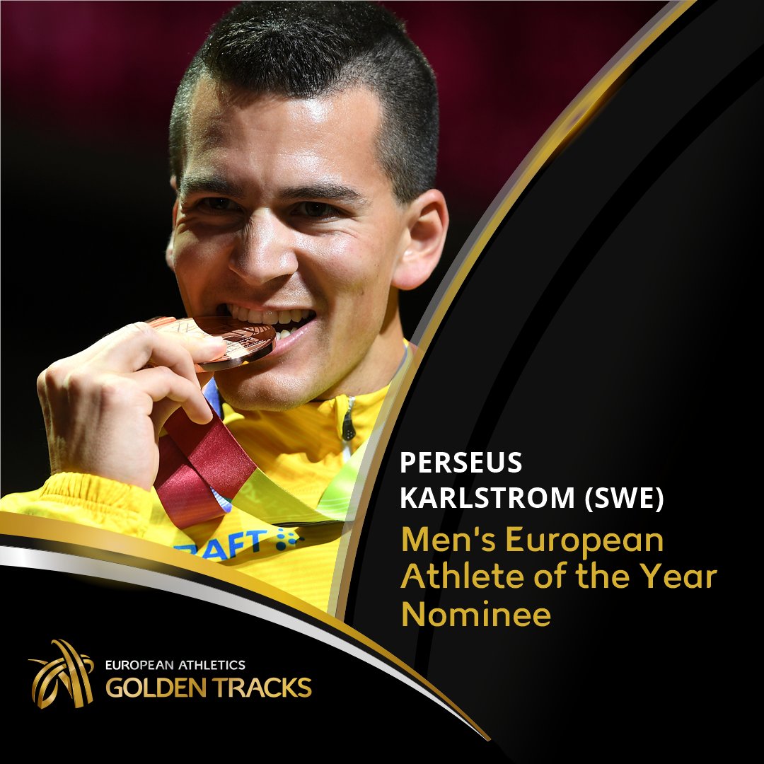EuroAthletics's tweet photo. RT to vote for Perseus Karlstrom!

🥉World 20km race walk bronze medallist
🥇European Race Walking Cup 20km winner

Voting closes at 12:00pm CET on Friday 18 October.
#GoldenTracks https://t.co/0AtkGuEO3D