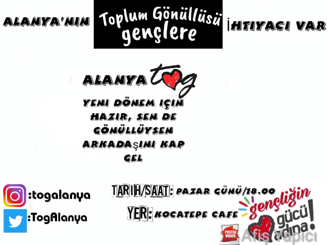 TogAlanya's tweet photo. ~
Hepinizi bekliyoruz ☺️🌼 https://t.co/wwjczcFGkg
