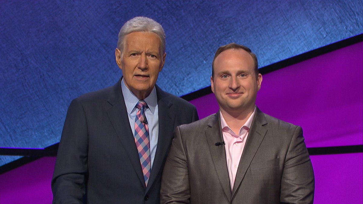 Congratulations to M2 student, Dmitry on his appearance on Jeopardy! Tune in on 10/15/19 3:30 p.m. to see if he becomes the next champion.