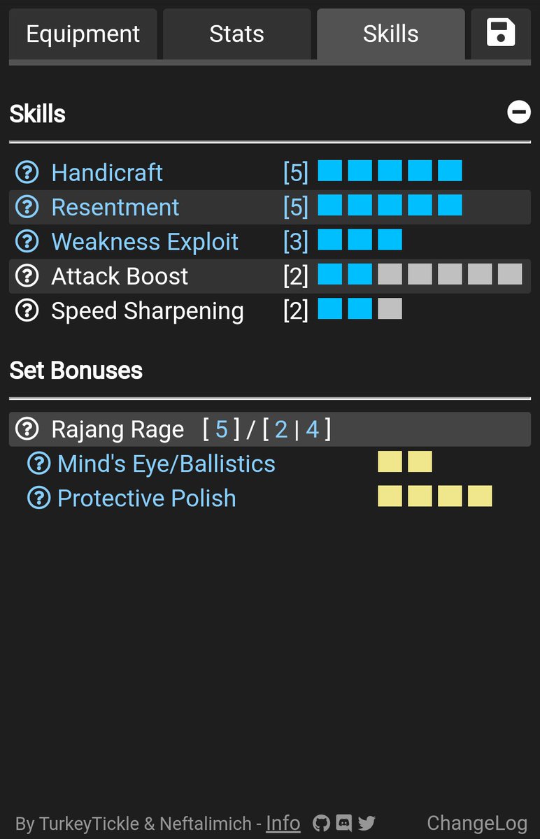 MHWorldBuilder's tweet photo. Rajang Armor set and all 14 Weapons was added.
Web app: https://t.co/2H4O4F1bFH
*Please report any problem with data*
#MHWorld #MHIceborn #Iceborne https://t.co/970QDEkuoH