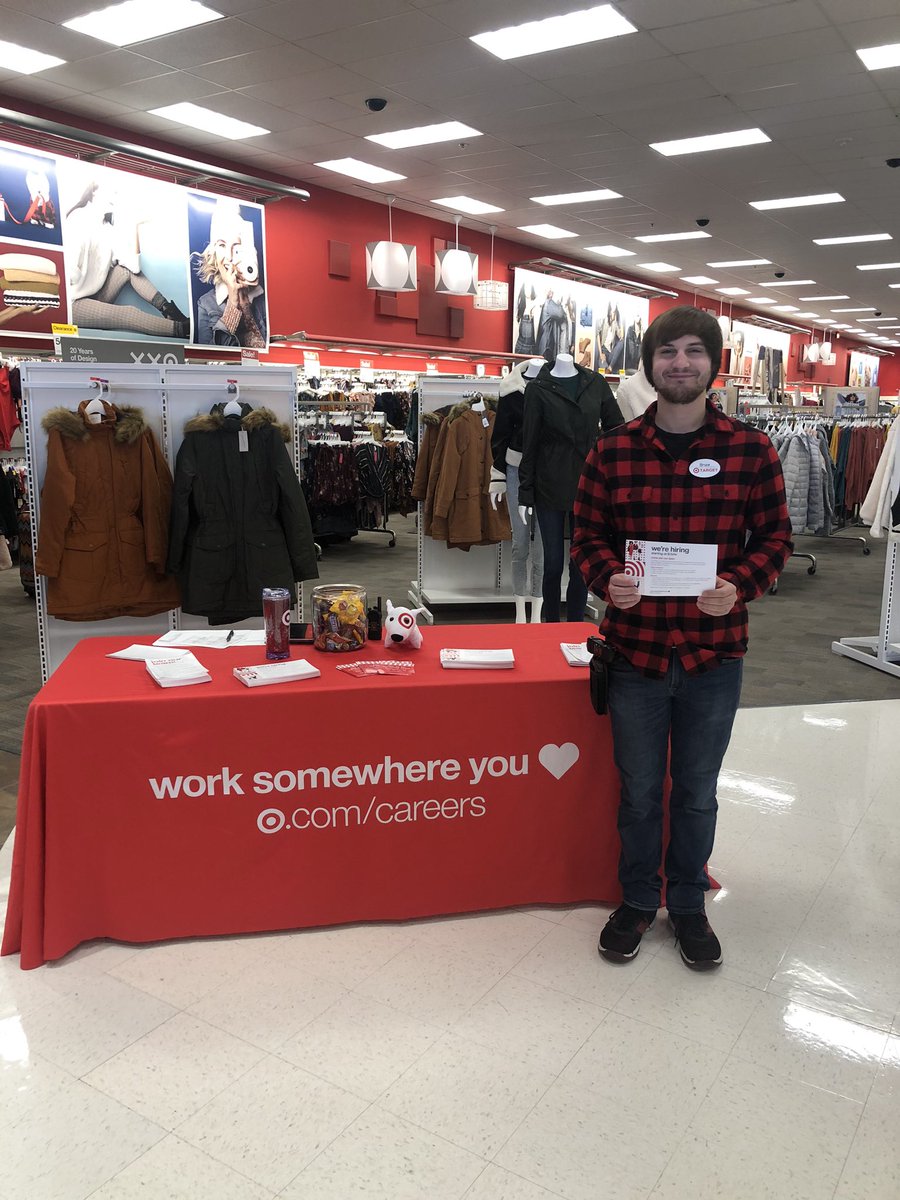Come in for your interview today, tomorrow or Saturday. We’ll be here ready to tell you about how awesome Target is. <a href="/clawler85/">Chels</a> #worksomewhereyoulove