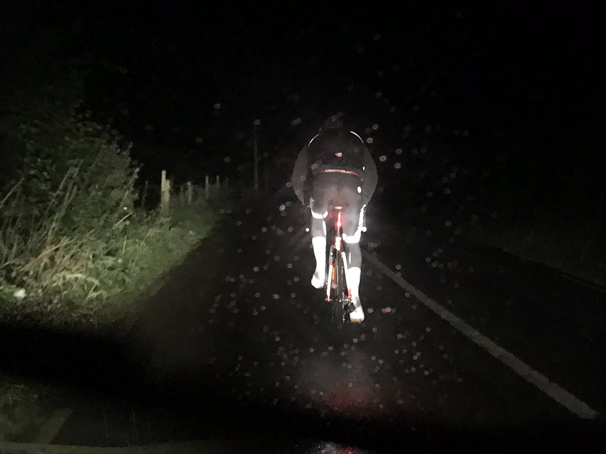 May have been #wetandwindy at RAI2019 but still love riding at night. #inmyownbubble #teamTQ #ultracycling #greatcommunity #alwayslearning
