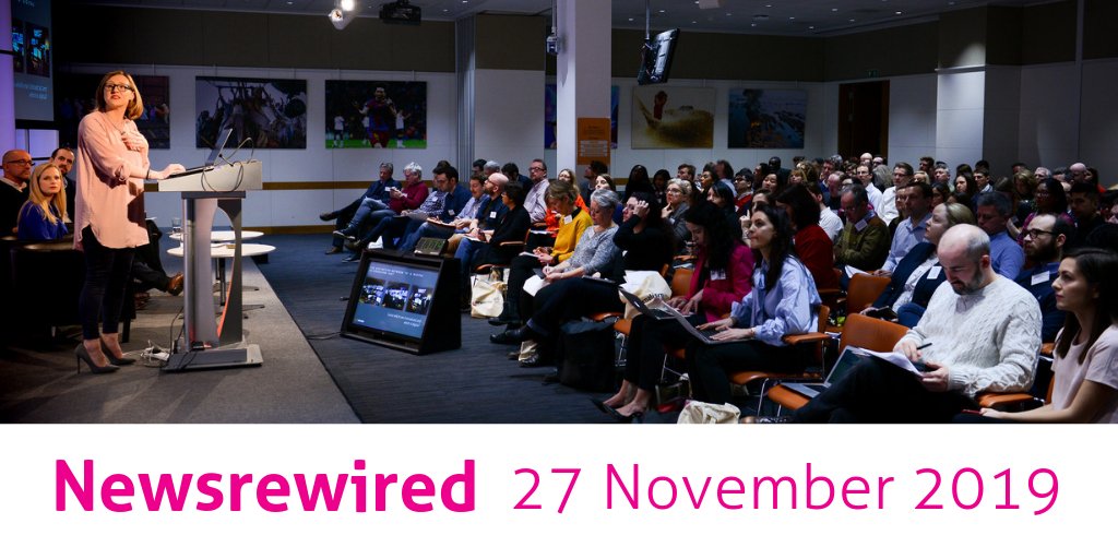 Our Newsrewired 27 November speakers include @TVMarv, @RobynVinter, @RussContreras, @JWReuters, @AlexaBorchardt, @kirstendewar, @SuchandrikaC, @abigailedge, @HazelBakerNews, @SarahMarshall, @Lyndsey129, @blathnaidhealy and @CGyldensted ow.ly/bwqW30pyaxV