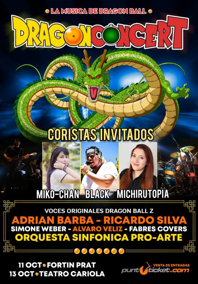¡Este domingo Dragon Concert en Teatro Cariola! ¿Ya aseguraste tus entradas? Hazlo ahora a través de Puntoticket.com