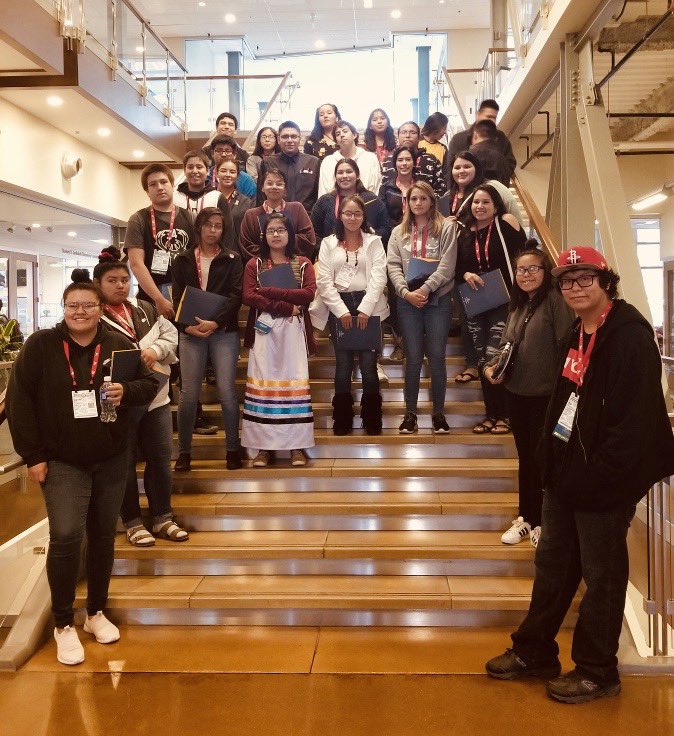 JulieMu81826295's tweet photo. We loved meeting this group of Indigenous high school students from South Dakota when they visited #MUEngineering as part of the National AISES Conference. Thanks for letting us show you how engineering is everywhere! #aisesnc19 #BeTheDifference https://t.co/CdxKTXwyap