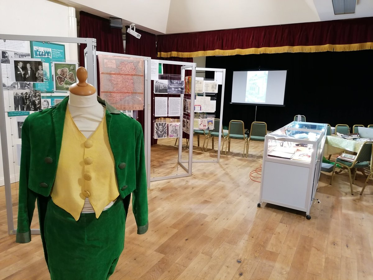 Delighted to meet you earlier <a href="/EileenMagnier/">EileenMagnier</a>.I look forward to seeing the interview. I promise not to mention you tried on Uncle Jimmy 's "King Brian Costume" <a href="/GapHeritage/">Donegal GAP Heritage History Group</a> #WarpandWeft2019 #Ardara #Donegal <a href="/donegalassoc/">Donegal Association</a> <a href="/wildatlanticway/">Wild Atlantic Way</a> @BibiBaskin <a href="/RTE_GUIDE/">RTÉ Guide</a> <a href="/RTE_Ents/">Entertainment on RTÉ</a> <a href="/natlough/">Musha herself</a>