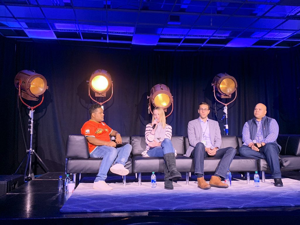 ottfestival's tweet photo. “Great marketing doesn’t feel like marketing, it tells a story.” - @EmmaLoggins, Founder and Editor-in-Chief at @FanBolt #OTTFest19 https://t.co/KnwgfWKOC8