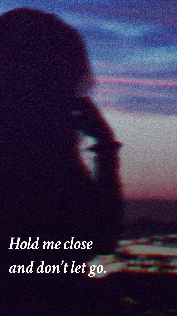 Hold me close and don’t let go.

🔊 <a href="/yomaezmusic/">YOMAEZ</a> &amp; <a href="/jayenxdistrict/">ja¥en x district</a> – Don’t Let Me Go 
🔗 youtube.com/watch?v=2CtVm6…