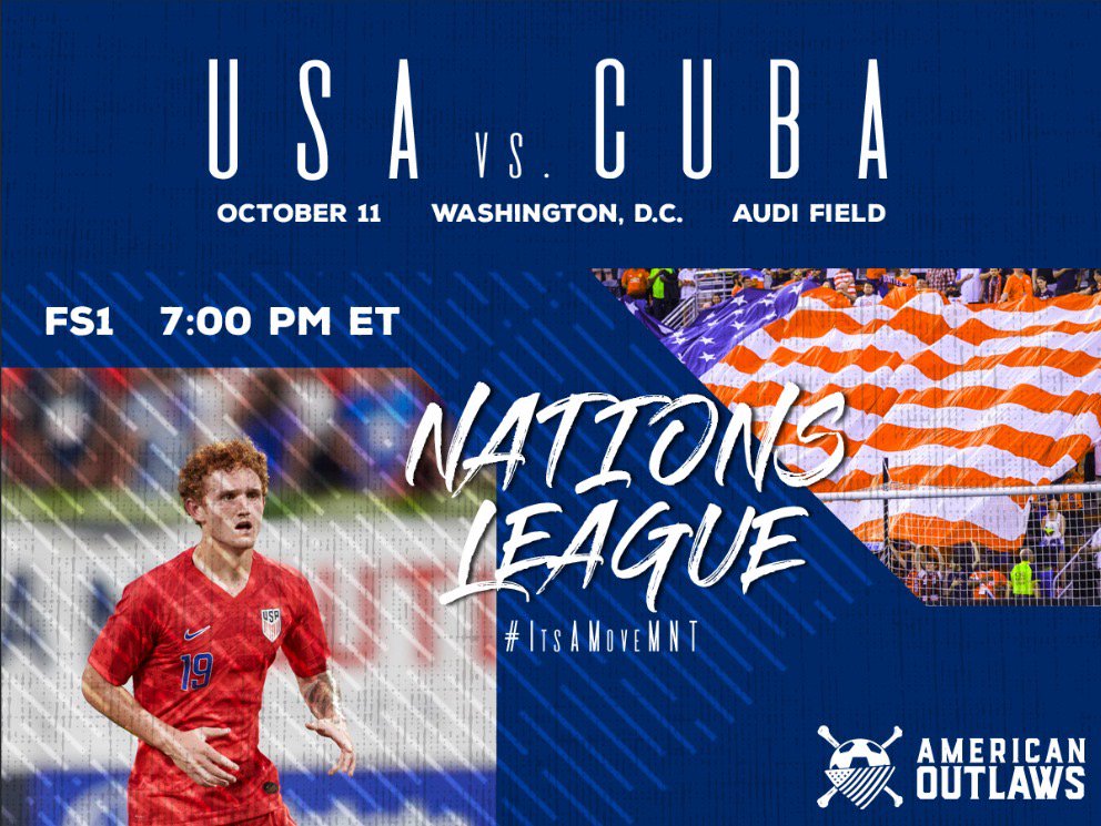 AmericanOutlaws's tweet photo. It’s the first ever NATIONS LEAGUE MATCHDAY! https://t.co/2Pqfvqhunx