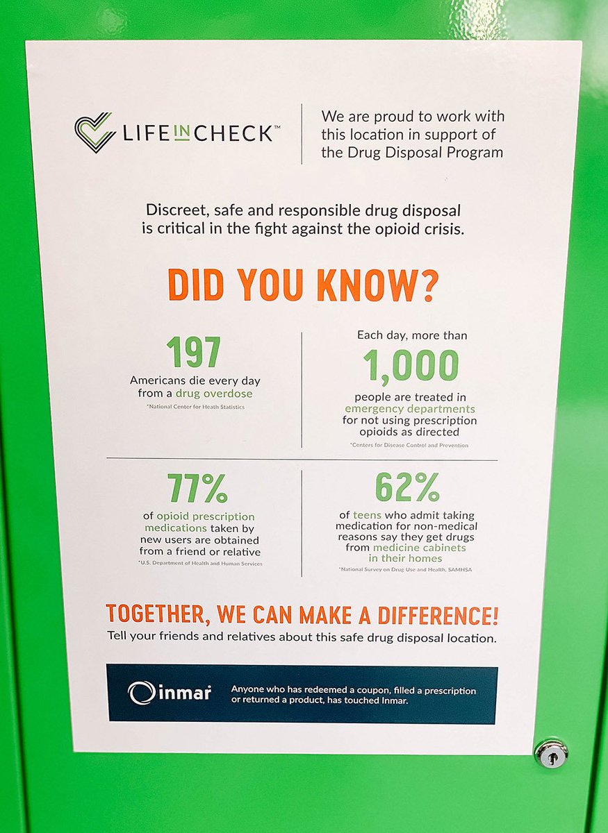 jensoltys's tweet photo. #ad Mark your calendar for October 26th! It's National Prescription Drug Take-Back Day. Find out more here ▶️
https://t.co/5929OCbCiI #CollectiveBias #LifeInCheck #ConsumerDrugTakeBack https://t.co/6rv0S6ghnX