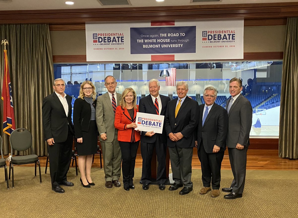 Once again, The Road to the White House runs through Belmont University!

#BelmontDebate2020 🇺🇸🇺🇸🇺🇸