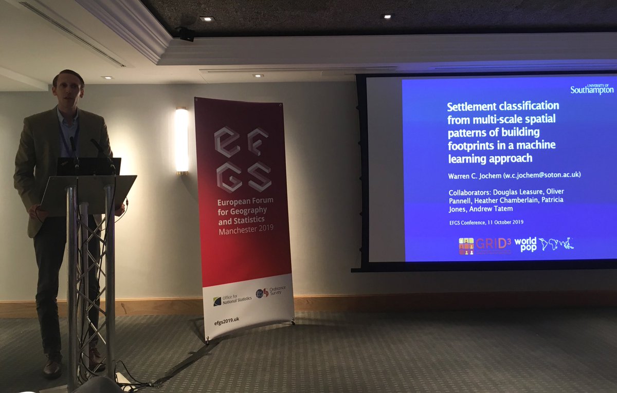 Heather Chamberlain (@heatherch100) on Twitter photo Finishing up the last day at @efgs2019 with a session on Future #geospatial thinking. <a href="/ChrisJochem/">Chris Jochem</a> from <a href="/WorldPopProject/">WorldPopProject</a> @geogsouthampton presented on settlement classification from multi-scale spatial patterns of building footprints using a machine learning approach #efgs2019 Finishing up the last day at @efgs2019 with a session on Future #geospatial thinking. <a href="/ChrisJochem/">Chris Jochem</a> from <a href="/WorldPopProject/">WorldPopProject</a> @geogsouthampton presented on settlement classification from multi-scale spatial patterns of building footprints using a machine learning approach #efgs2019