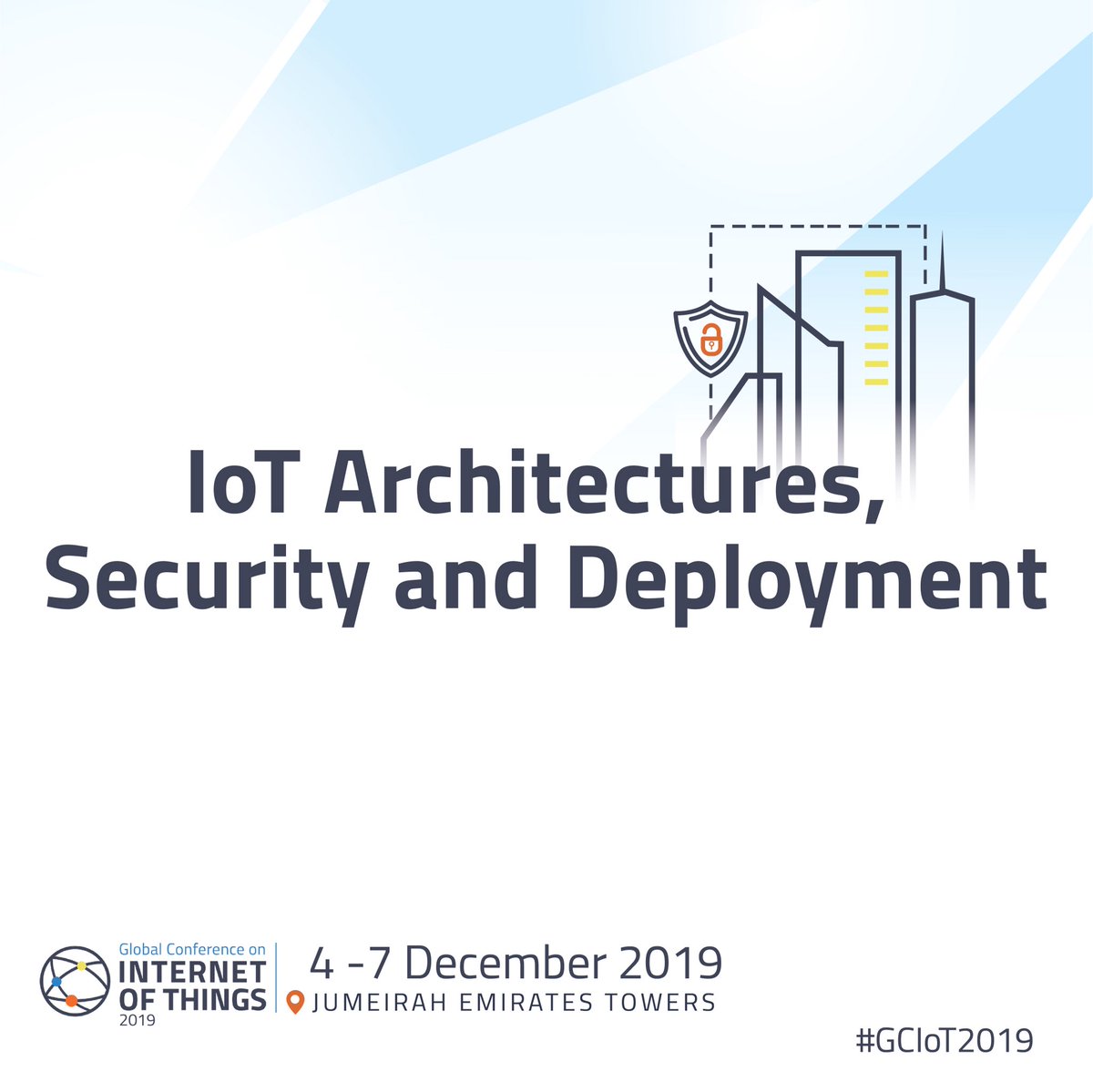 ieeegcaiot's tweet image. “Iot Architecture, security and deployment” one of the main topics that will be covered at the Industry summit 2019. 

Stay tuned! our registration will be open soon …

#Iotarchitecture
#industrysummit
#GCIoT2019