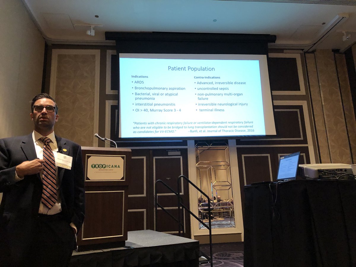 barran62's tweet photo. It was my pleasure to introduce one of my Northeastern University classmates, Karsten Roberts who gave a presentation on the use of VV ECMO as a first line treatment for ARDS on the last day of the NJSRC Shore Conference. Great lecture! #NJSRC, #AARC, #NEUGRADS, #ECMO https://t.co/NbzUFIPEqQ