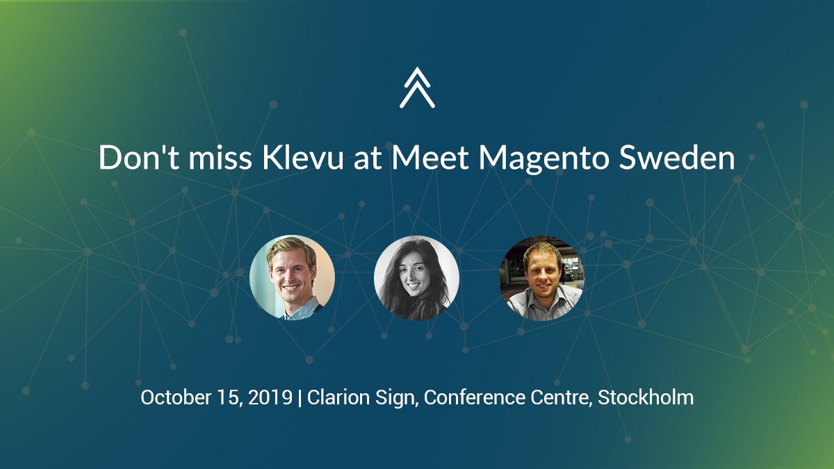 KlevuAI's tweet photo. We're excited to be joined by Paal Soberg at Meet Magento Sweden next Tuesday 🚀
Join #Klevu at the #Merchant Track 11:35-12:05 CEST and explore 'Providing Relevant Product Listings Through AI'. > https://t.co/TiFvG4qB9m
Join us there 👇
@nordicwebteam
- Amy https://t.co/ndi8BGK3uT