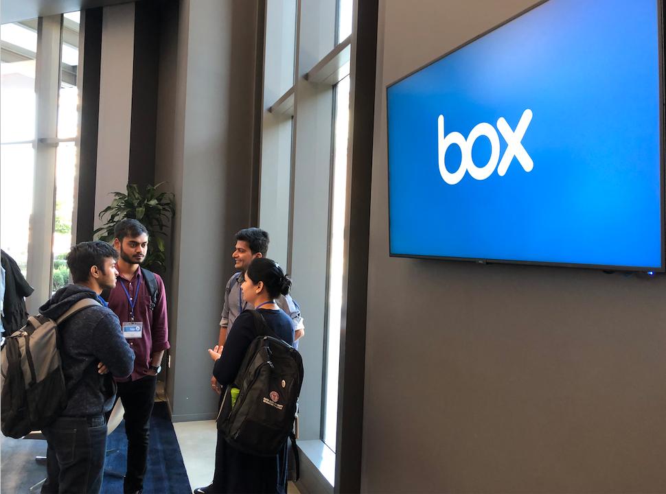 SCU_GBCM's tweet photo. Thanks for a great visit @Box! This week's Career Trek brought MBA/MS students to Box in Redwood City this week.  Touring the dynamic building and meeting so many talented employees was a highlight for the day!  

#CloudManagement #CareerTrek #HireaBronco #LifeatSCU https://t.co/Qe9KYWLxNj