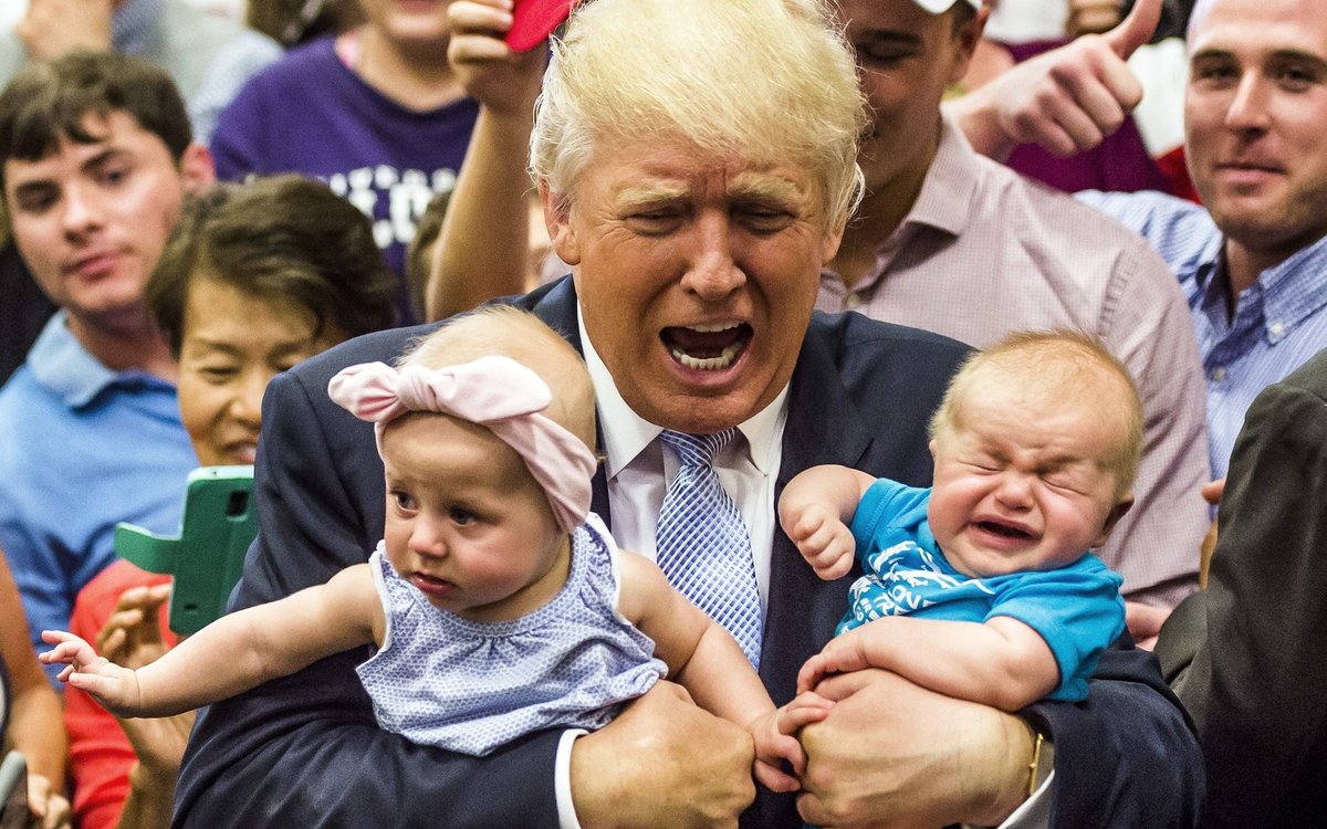 PresTrumplethin's tweet photo. @realDonaldTrump Gather round everyone and bring your children!  I will teach them to be conniving, self-centered, pompous and petty! You're welcome, America! #MAGA https://t.co/rqiPk02xcx