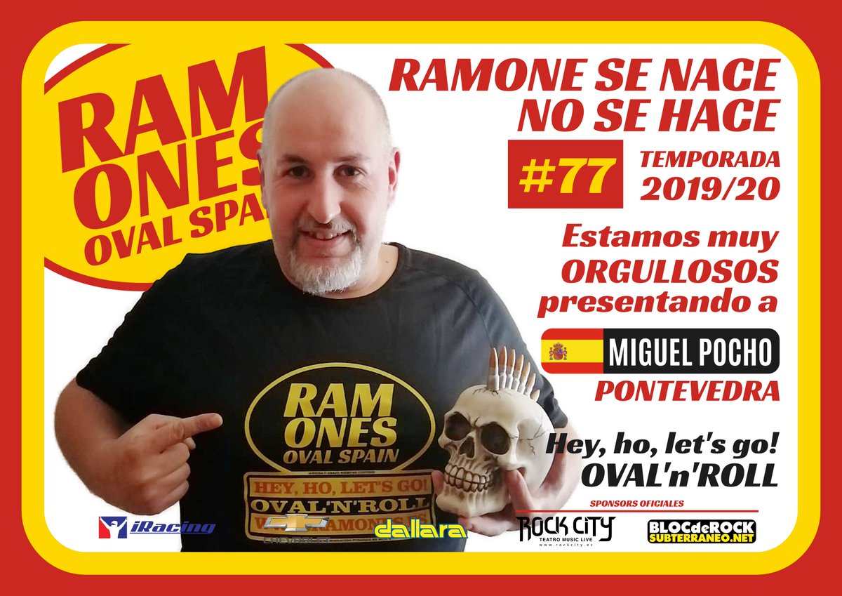 Manolo Rock · RamOnes Oval Spain ® tweet media