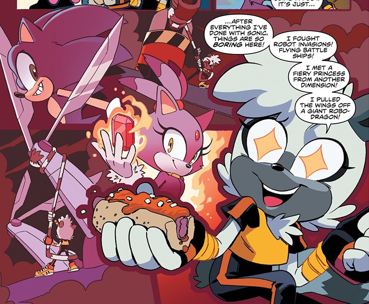 Saltydkdan on Twitter: "I just don't understand why Sega doesn't just allow  the Sonic IDW comics to be canon when they're the best Sonic related media  out right now It's got great