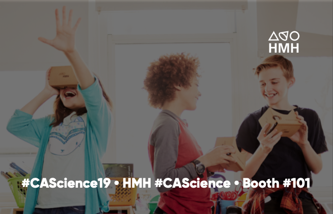 dmendoza_76's tweet photo. ICYMI, #cascience19 begins this Friday, Oct 18! The Exhibit Hall will be open 9:30a–4:30p. @HMHCo #CAScience will be at Booth #101. Be sure to stop by and check out our TK–12 phenomena-driven science program, which meets all the requirements of #CANGSS. https://t.co/H6VCTdlTjY https://t.co/XgE5DUQje8