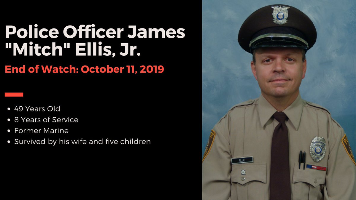 We are sad to announce the death of one of our own. Officer James "Mitch" Ellis, Jr. died in a motor vehicle accident early this morning. 
Officer Ellis was an 8 year veteran of our department. Please keep his family and co-workers in your prayers.