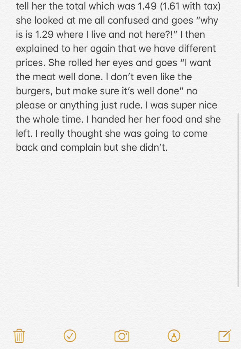 McManagerBooty's tweet photo. The fact that she came back and wanted to complain again. People are fucking stupid. https://t.co/j5GUBezsEr