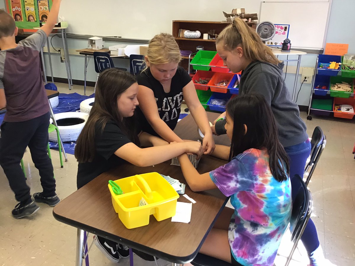 SAES Bergstrom Library Media Center tweet media