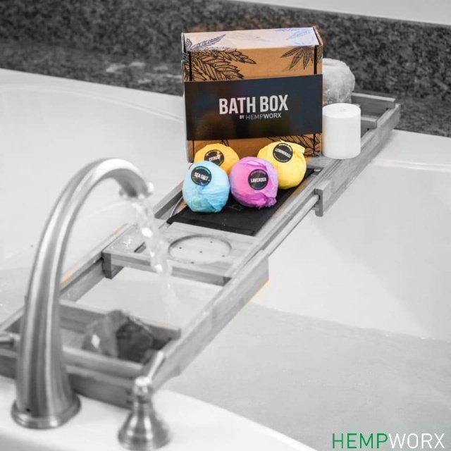 HempworxNeashka's tweet photo. Enjoy a relaxing soak with our CBD bath bombs! We have a perfect CBD-infused bath bomb for every bathing experience. Available in four scents: Lavender, Lemongrass, Sea Salt, and Citrus. When it comes to your skin, you deserve the best! 🛁
#CBD #bathbombs #hemp #relief #bathbox https://t.co/8Xf3SxfWRj