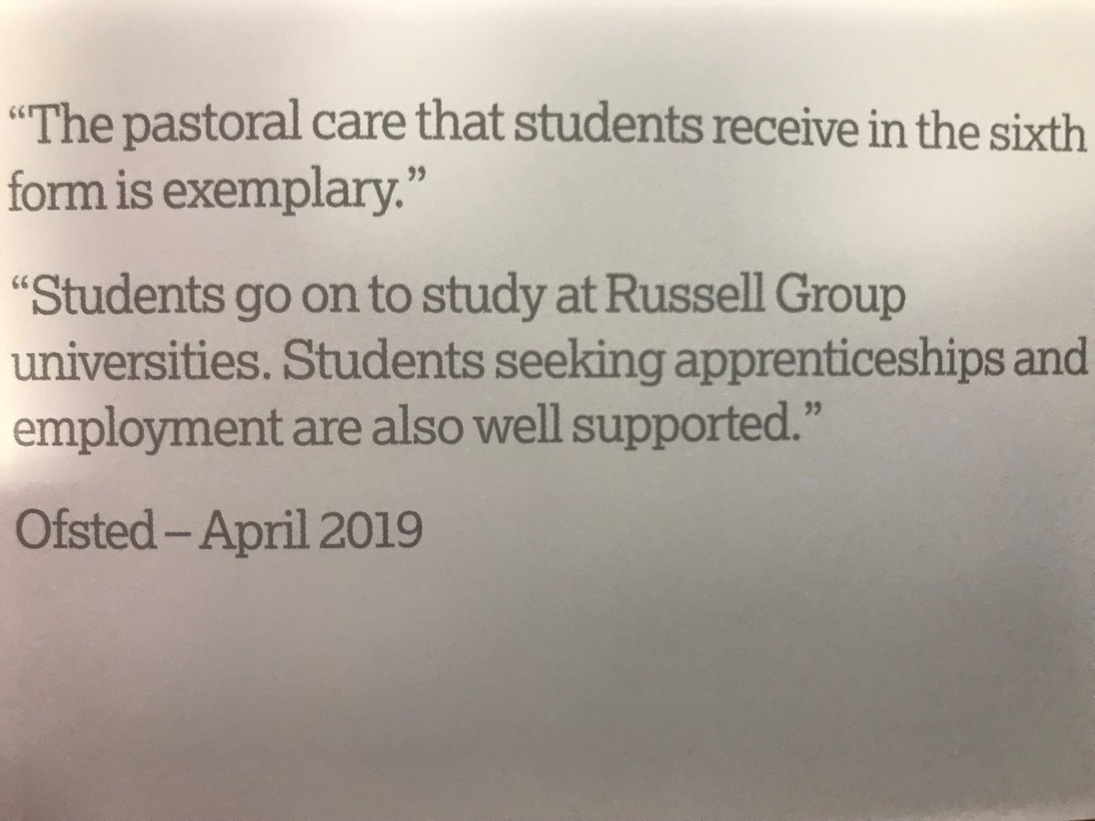 EPHS Sixth Form tweet media